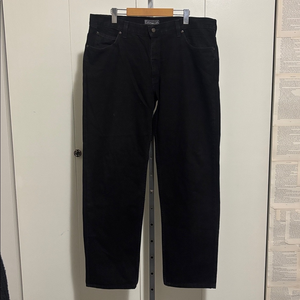 Black Denim Men's Pants